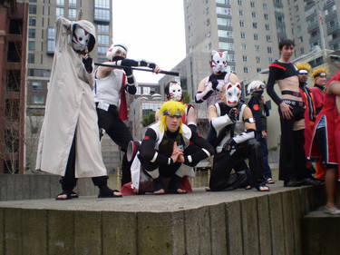 The ANBU Black Ops Cosplayers