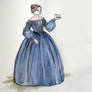 1840 Day Dress- design