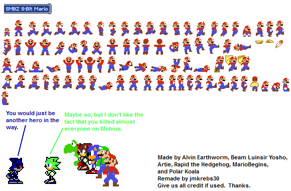 Invincible 8 Bit Mario 8-Bit Mario by jmkrebs30 on DeviantArt
