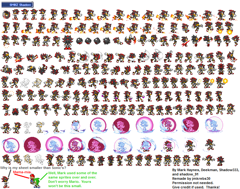 Sonic Classic Modern Mix Ultimate Sprite Sheet transparent background PNG  clipart