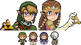 The Legend of Zelda x Pokemon - Sprites