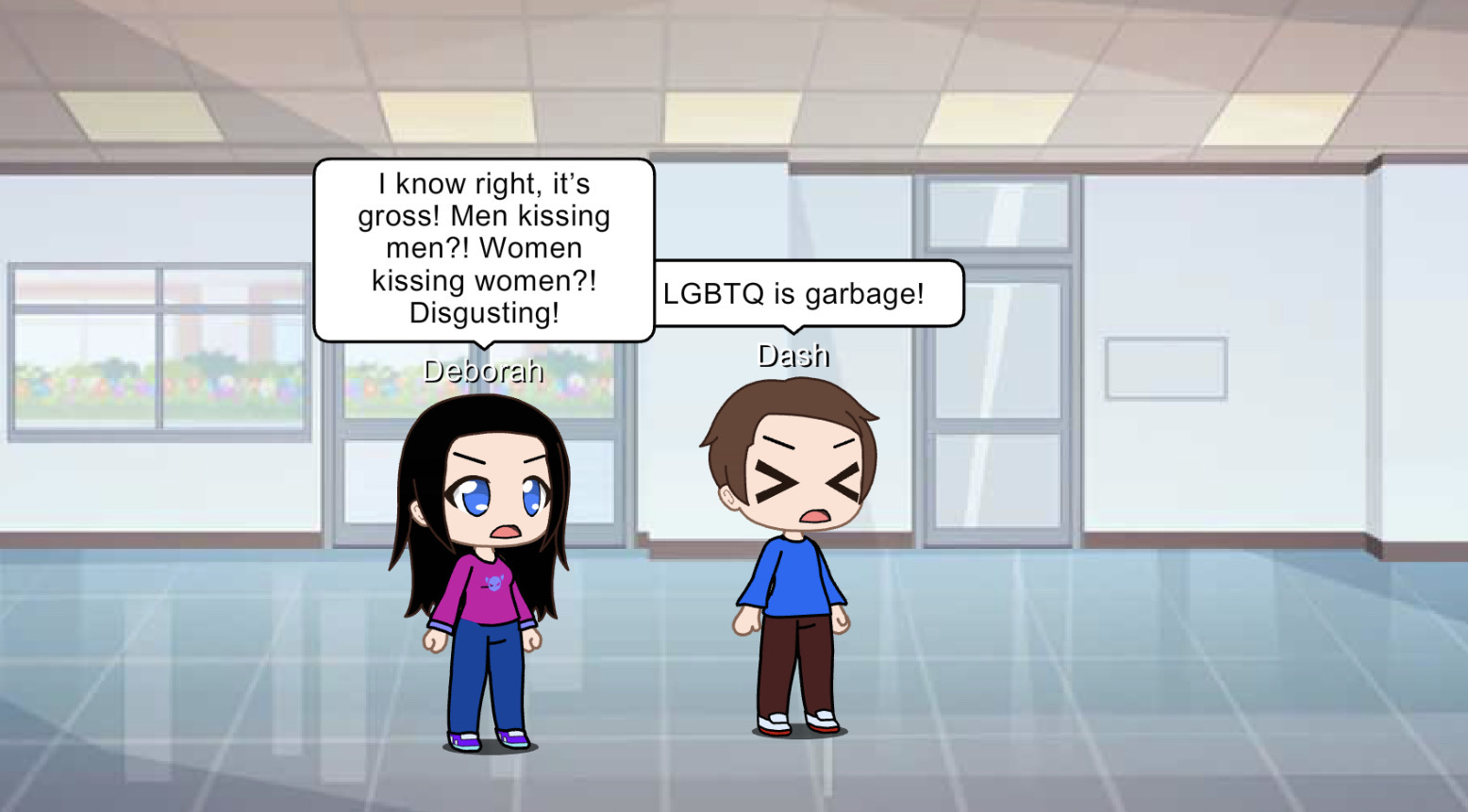 Deborah and Dash hates LGBTQ