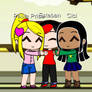 Esteban hugs Paula and Cici