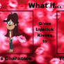 What if Teri gives me a lipstick kisses