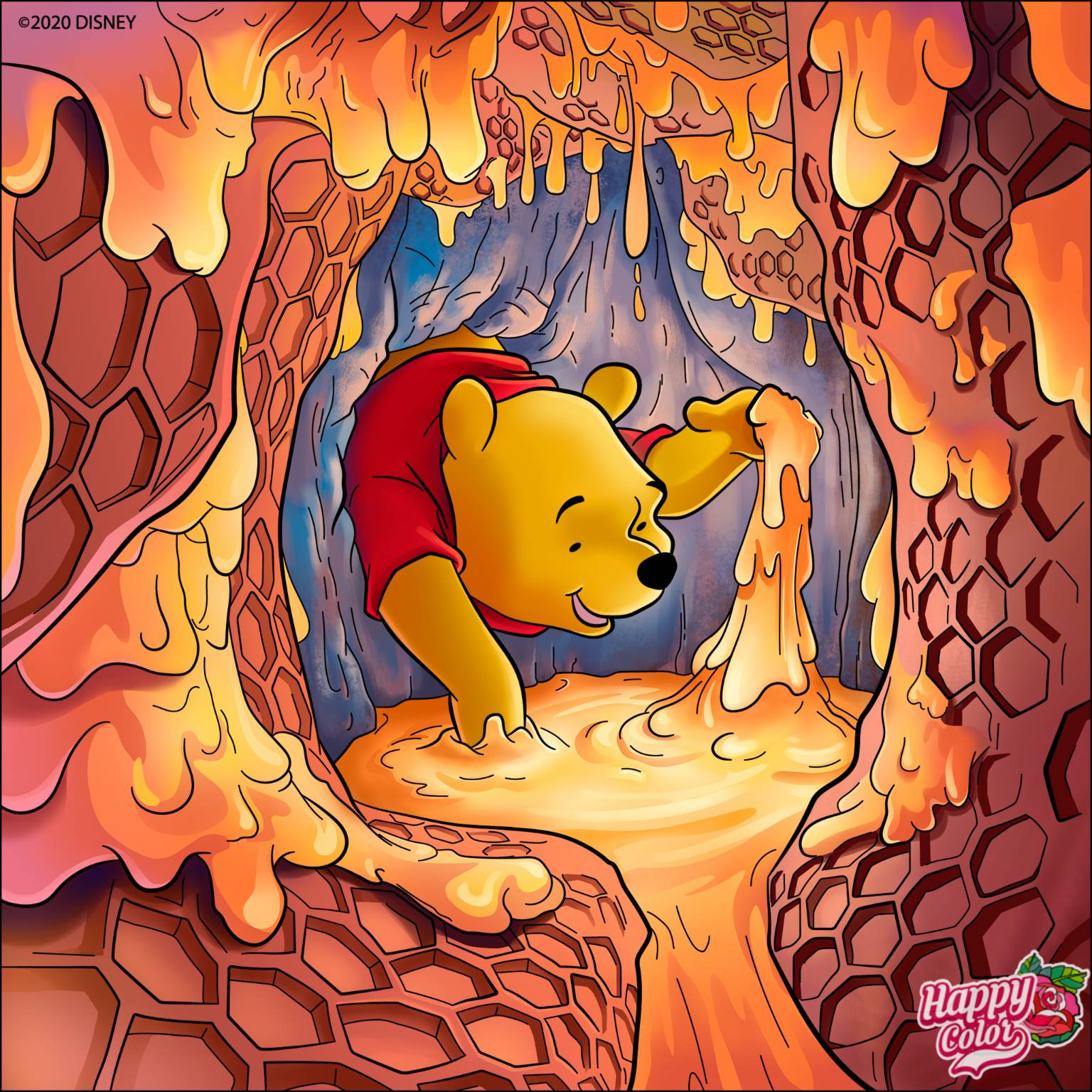 Pooh Ride Stuck Pooh Bear Stuck in the Honey Tree - Happy Color by AlTimotheus19 on ...