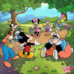 Mickey's Easter Egg Hunt - Happy Color