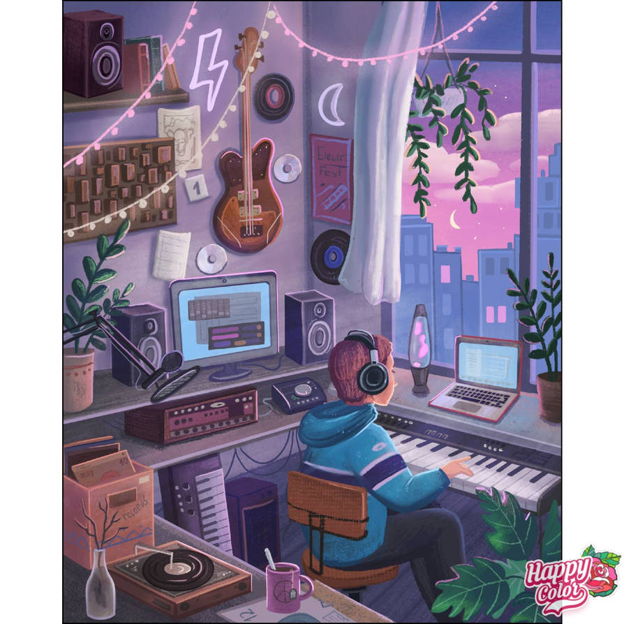 Studnine Deviantart A Colorful, Vibing Studio by AlTimotheus19 on DeviantArt