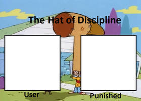 Character uses the Hat of Discipline on Character