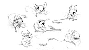 The Star: Abby The Mouse Character Sketches 1