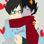 JOHN AND KARKAT BEING KAWAII