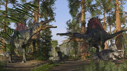 Spinosaurus and Friends