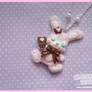 Bunny chocolate king necklace