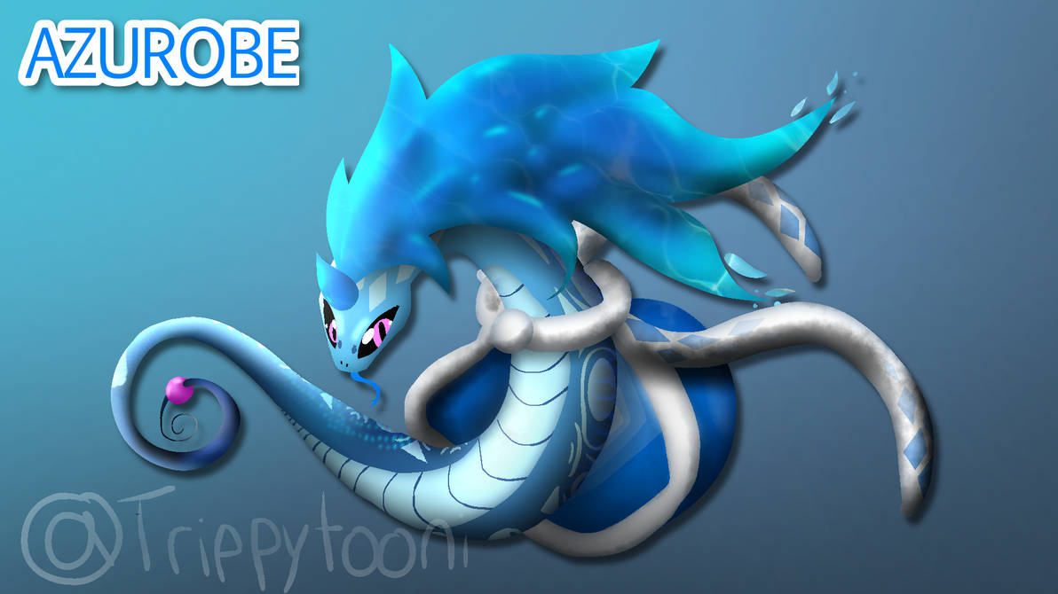 Azurobe Pokemon Copy Palworld Azurobe Redesign by trippytooni on DeviantArt