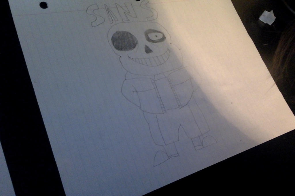 Sans Drawing by foxythe2nd on DeviantArt