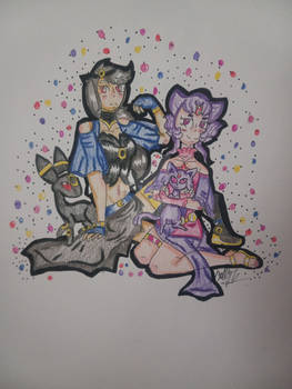 Umbreon and espion as human girls. Cx