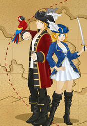 Pirate England x Fem!France