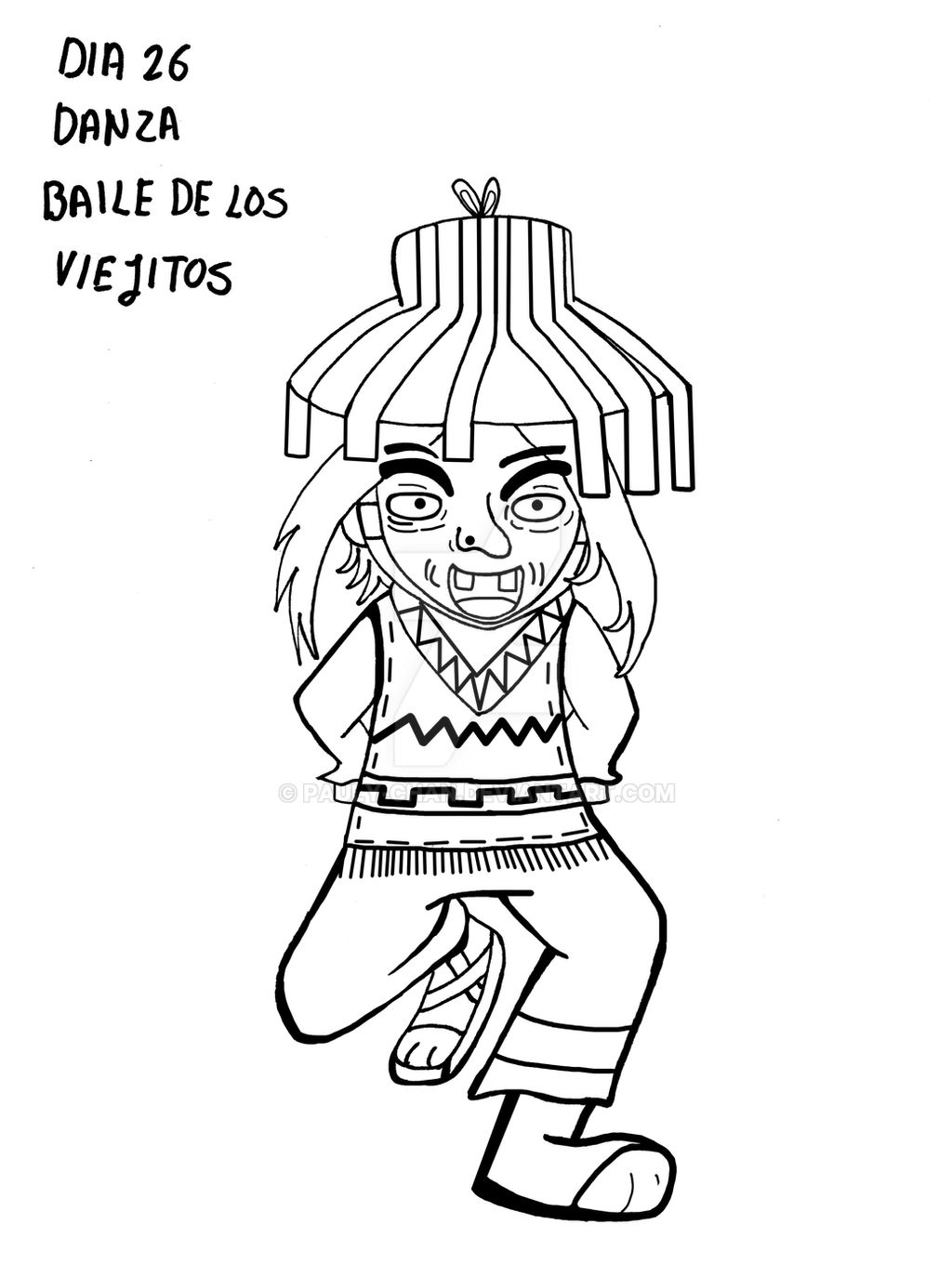 Reto30 dias dibujando Mexico Dia26 Danzatradiciona by Pauly-chan on  DeviantArt