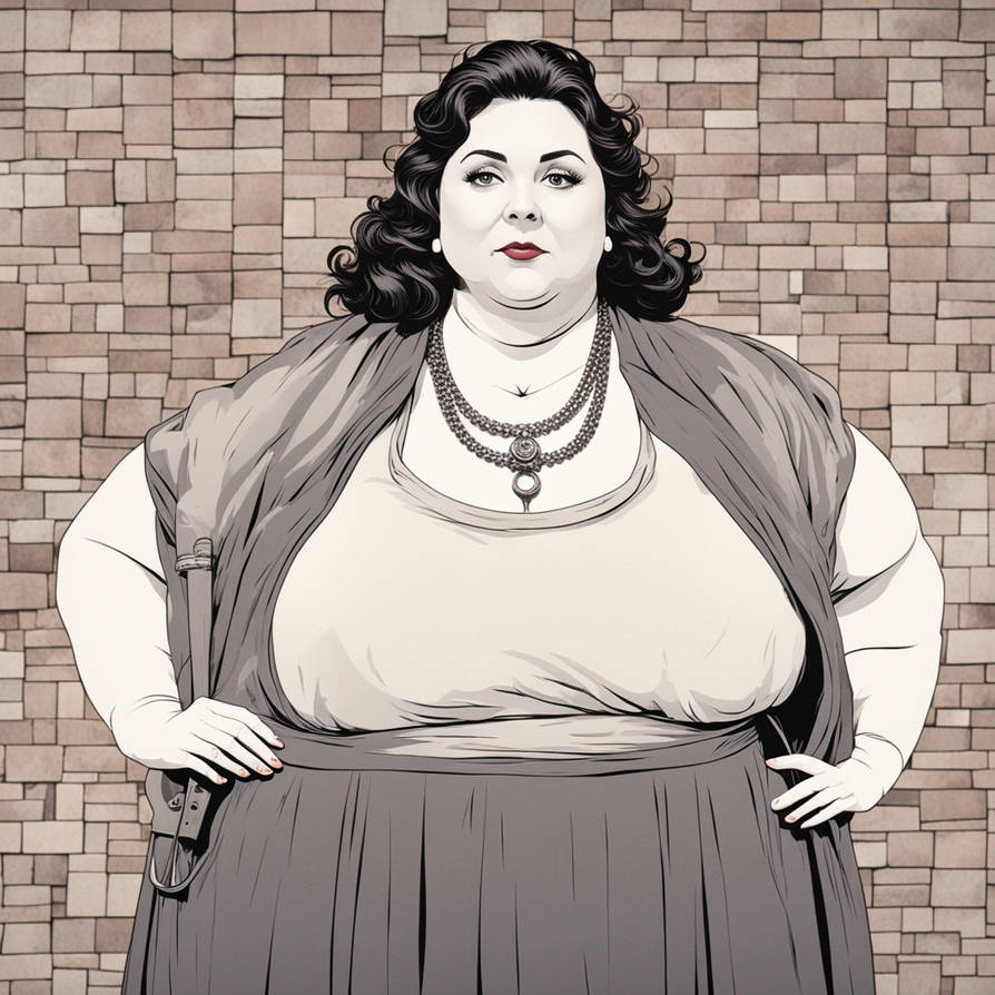 Obese Lady Deviantart The fat lady by Rasiny on DeviantArt