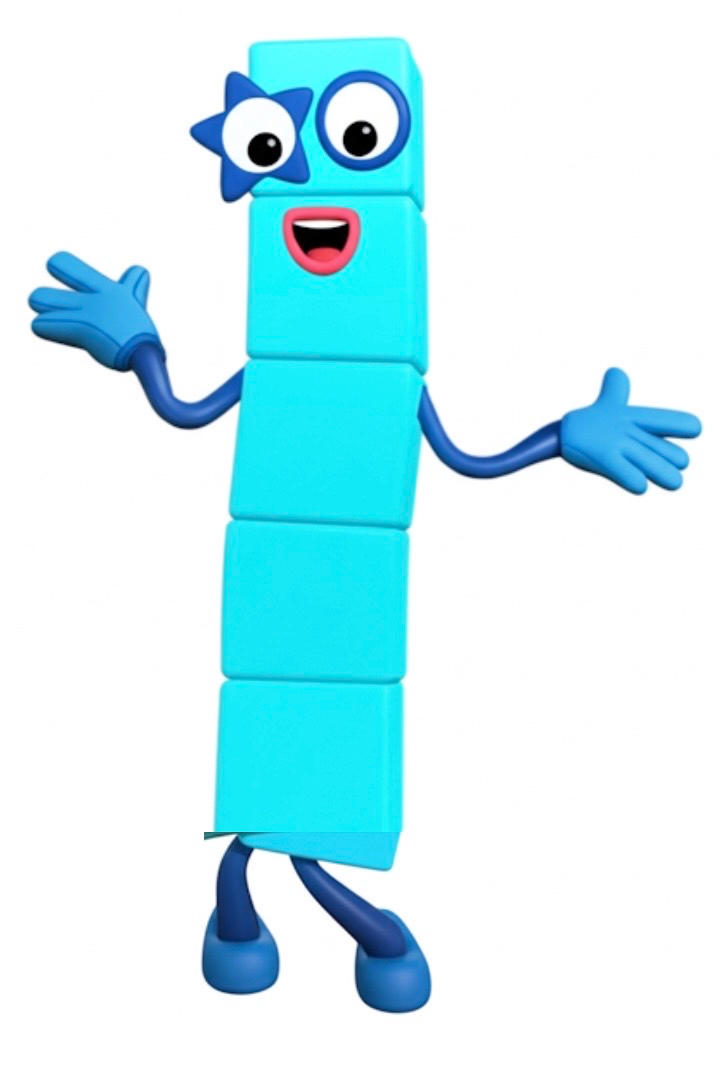 Numberblock 5 Dancing! by AmtrakWolfcatArt on DeviantArt