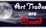Night Art Trades Closed Stamp