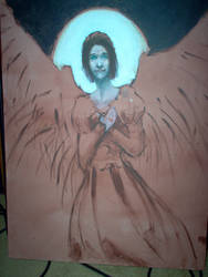 An Acrylic Angel Progress