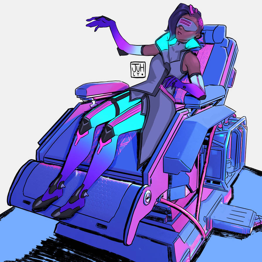 Netrunner Sombra by Julie-Ju on DeviantArt