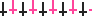 F2U: Pink and Black Cross Divider (v2)