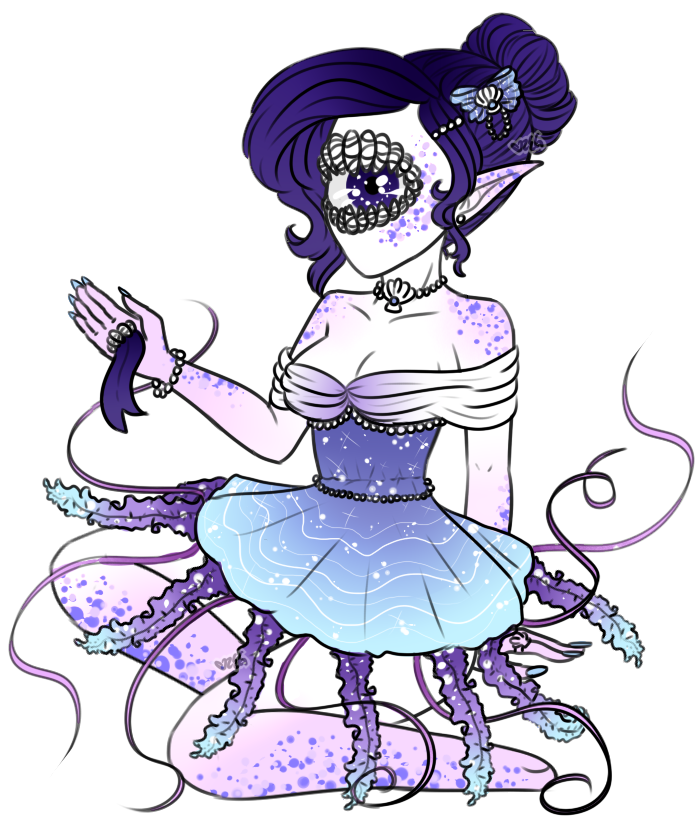 Xynthii Adopt: Jellyfish Dress: Auction: CLOSED