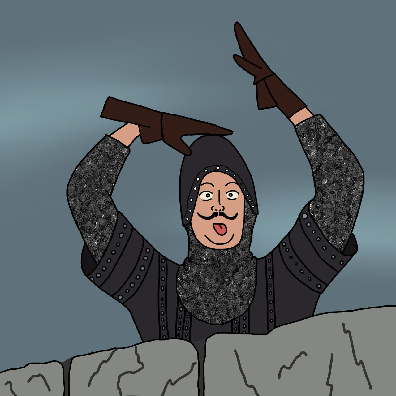 French taunter from Monty pythons holy grail by duckaurus on DeviantArt