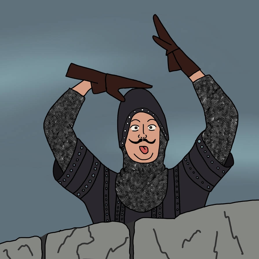 French taunter from Monty pythons holy grail by duckaurus on DeviantArt