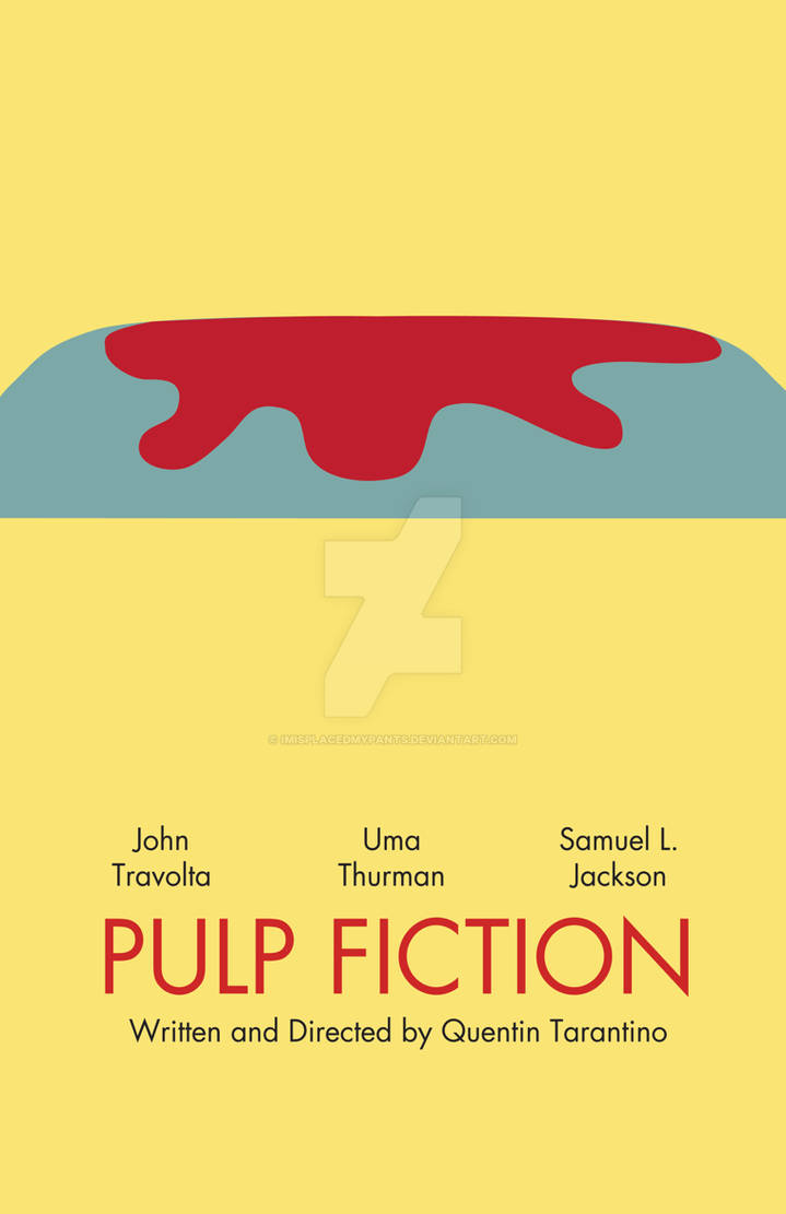 'Pulp Fiction' Minimalist by imisplacedmypants on DeviantArt