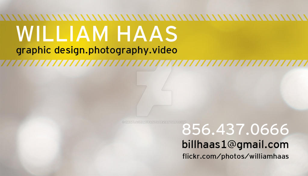 my business card