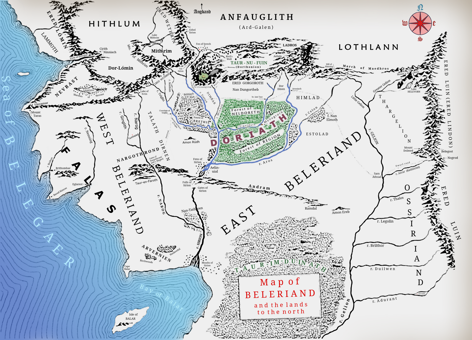 Interactive Map Beleriand Beleriand Tolkien Map SDGJU interactive-map-beleriand-beleriand-tolkien-map-sdgju