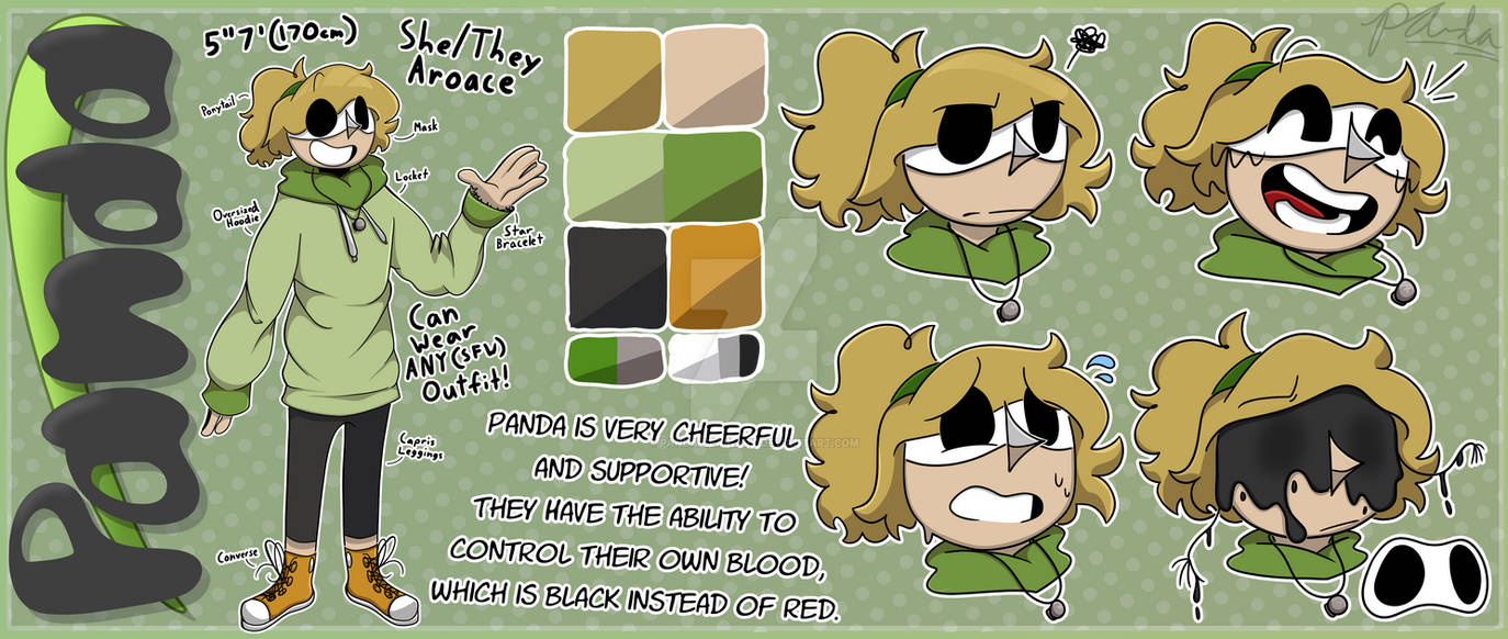 Texaspanda Deviantart Remastered Panda Ref (Mid '24) by pAndA-beAr-art on DeviantArt