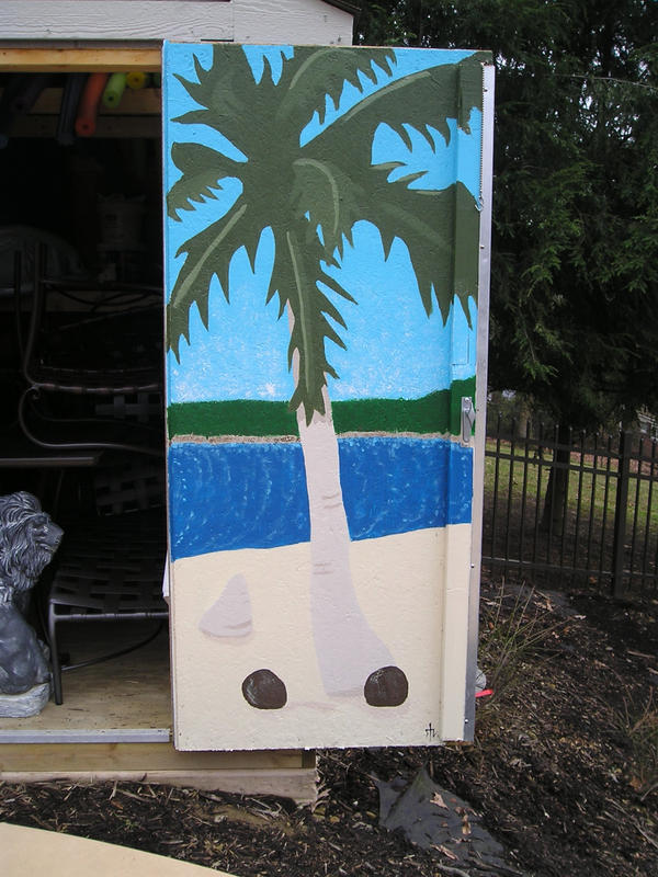 palmtree door right