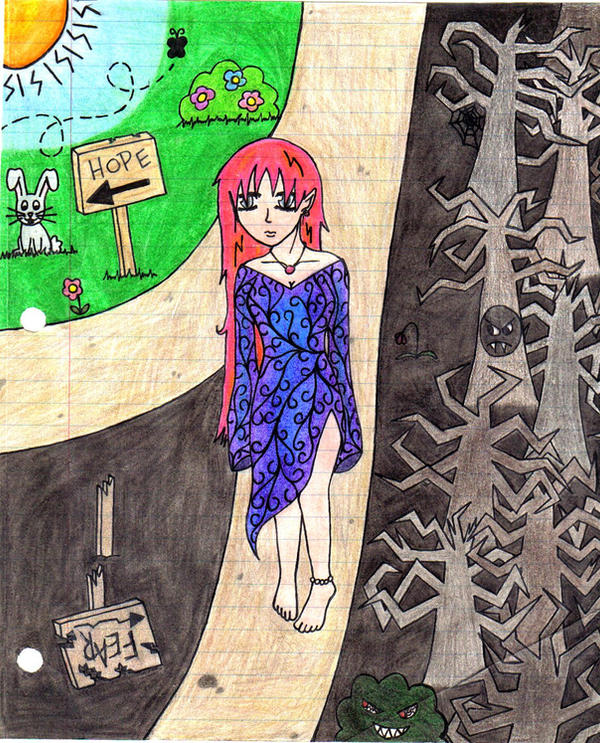 Split Path Colored by punthicwolf on DeviantArt