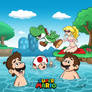 Mario Swiming