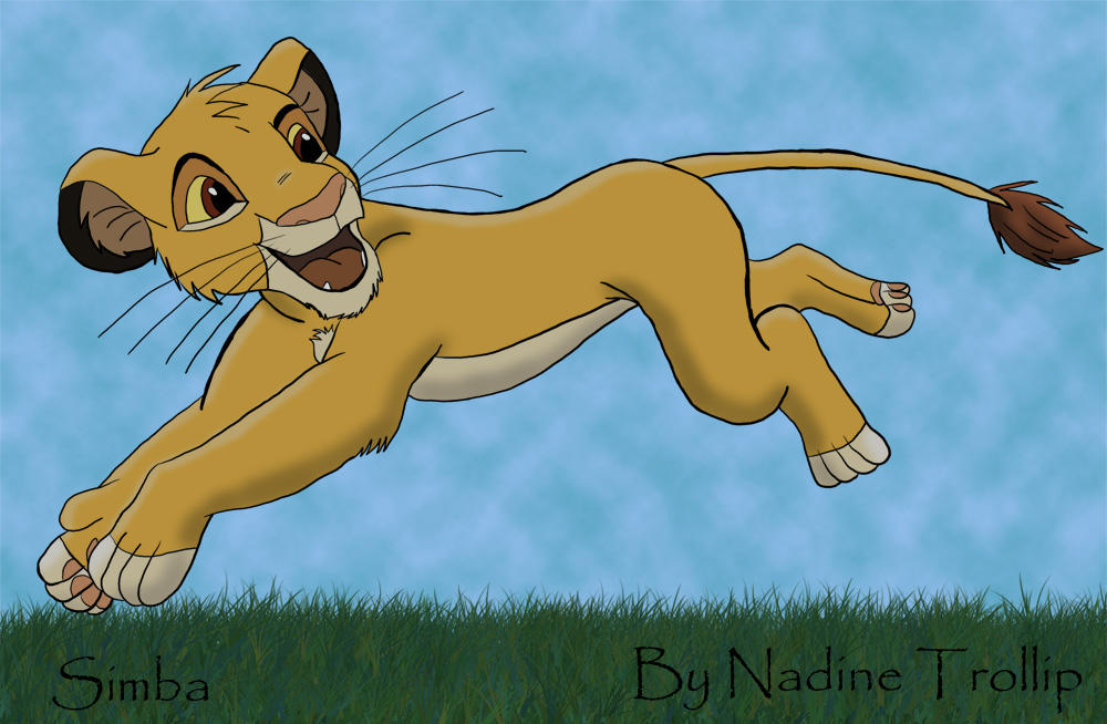 Playful Simba by Senshee on DeviantArt