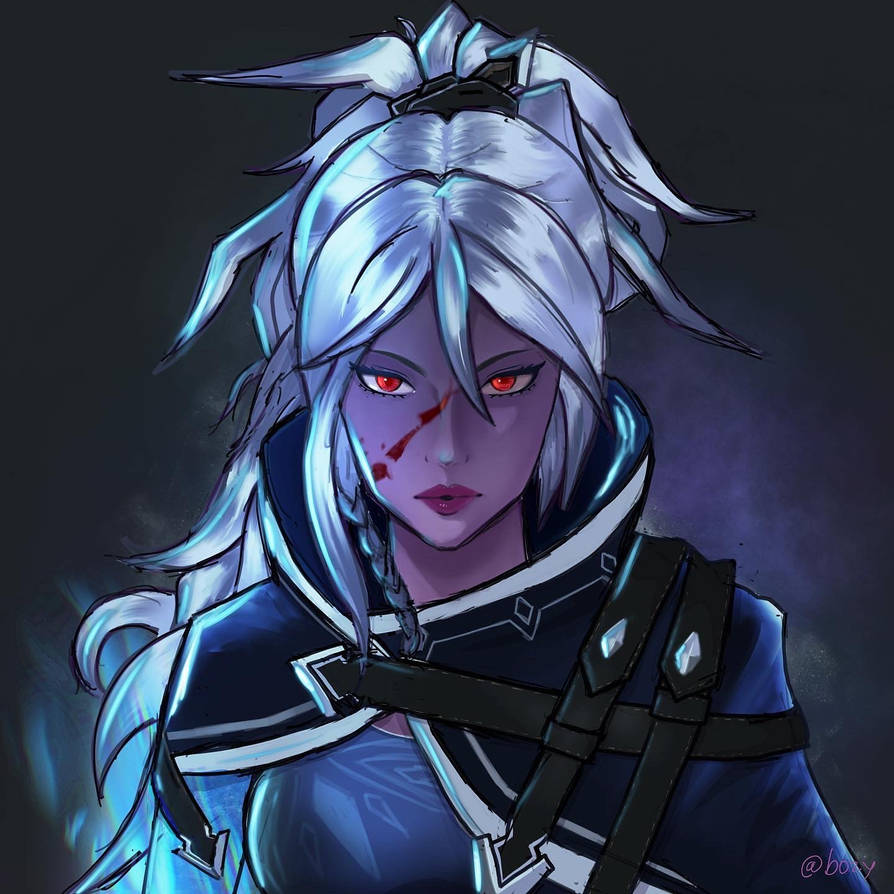 Drow Ranger Dread Retribution (style 1) by constance27200 on DeviantArt