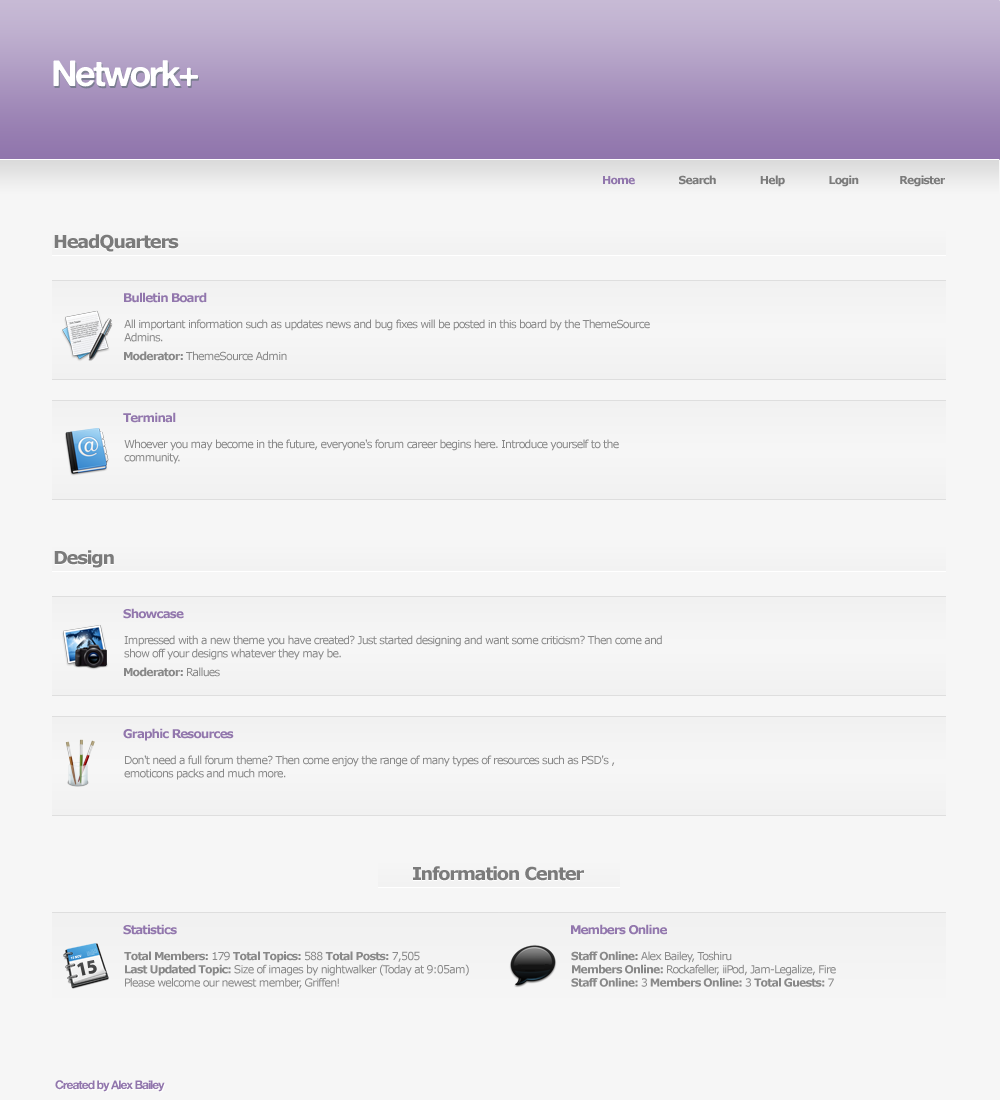 Network+ forum design