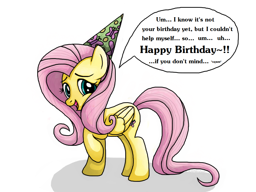 Happy Birthday from Fluttershy