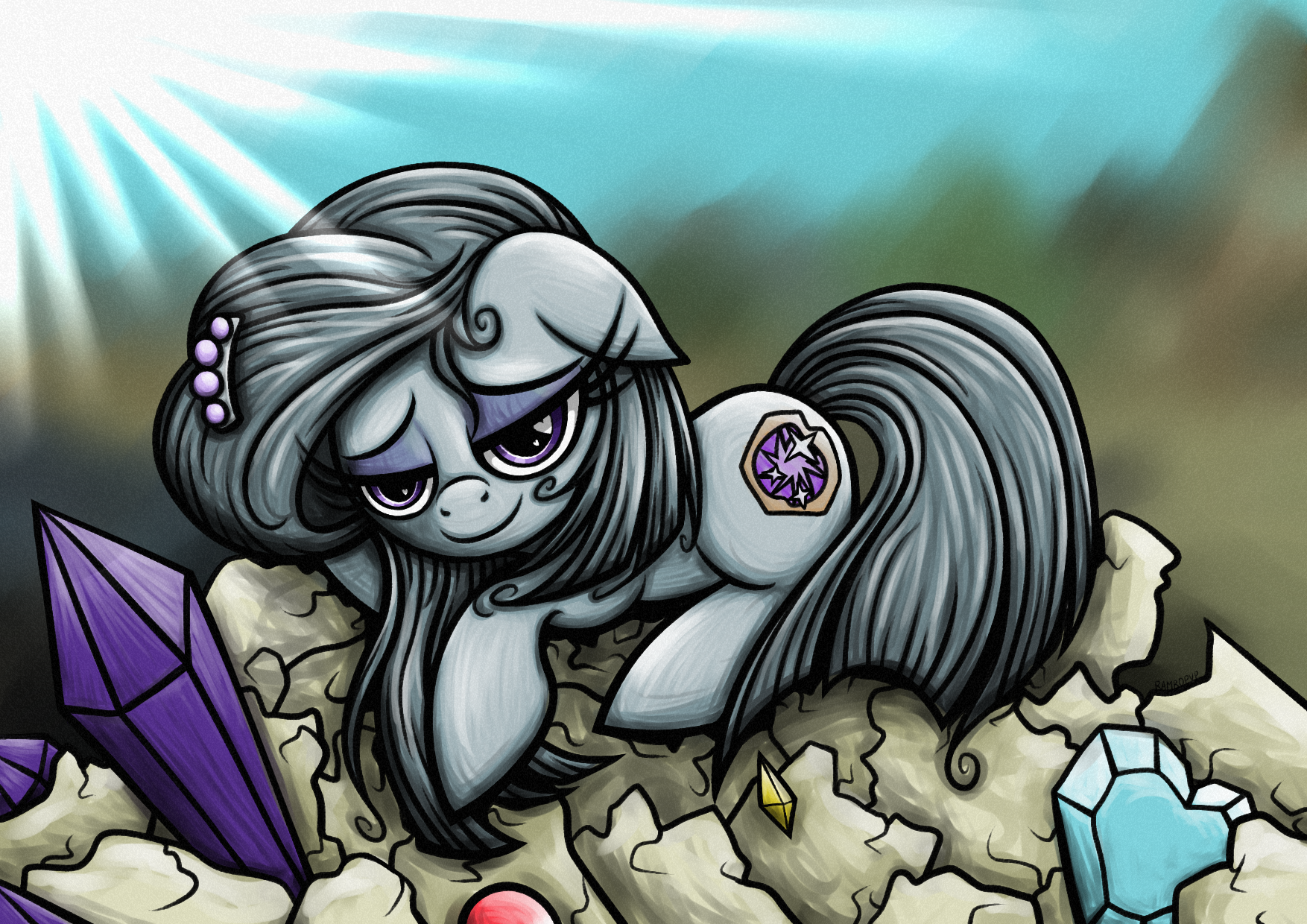 Rocks are a Pie's Best Friend