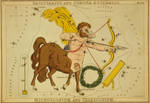 Vintage Astrology-Sagittarius by HauntingVisionsStock