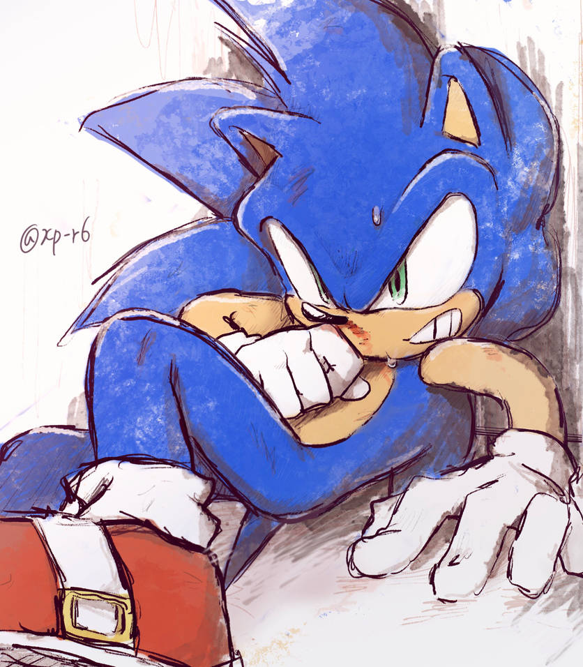 Found this really cool art of classic Sonic that Imma post on here for the  evening. I hope you like him. :) Art by rongs1234 on DeviantArt :  r/SonicTheHedgehog