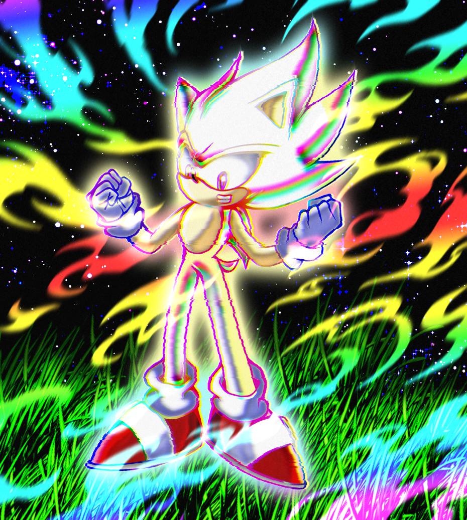 Hyper Sonic is the Coolest Pose! by SonicOnBox on DeviantArt