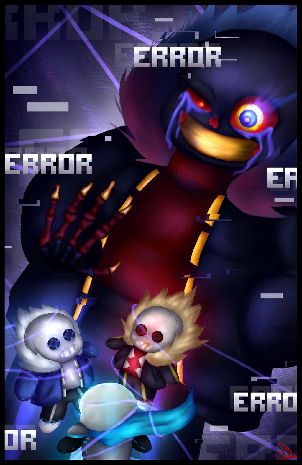 Error and Ink - The final Fight by CreepyPSo on DeviantArt