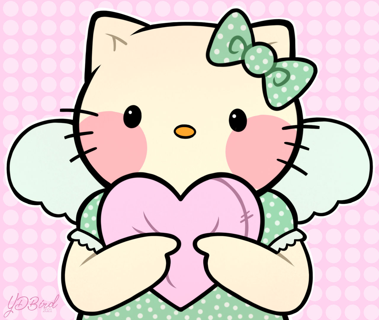 Valentine Card Hello Kitty by this4u on DeviantArt
