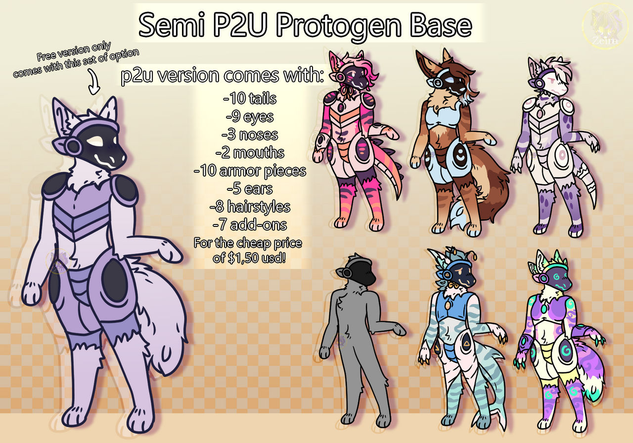 Protogen Base Talking Semi P2U Protogen Base by Zeira-Wolf on DeviantArt