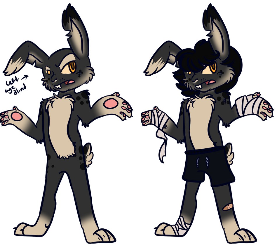 Anthro Bunny custom by Buff-Spud on DeviantArt