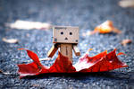 Danbo in Autumn by BeciAnne